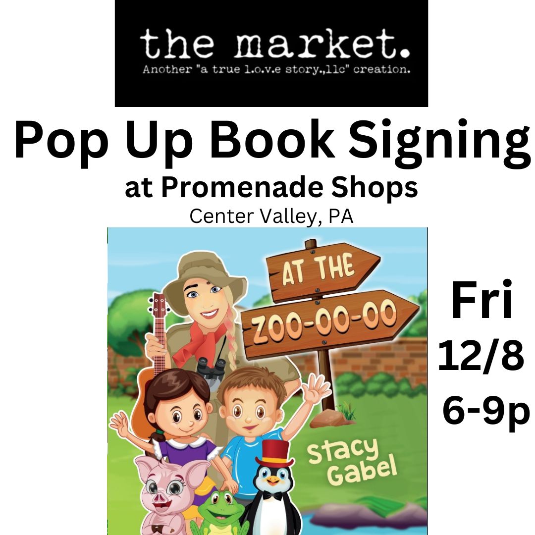A poster advertising the book signing of " at the zoo-oo-do ".