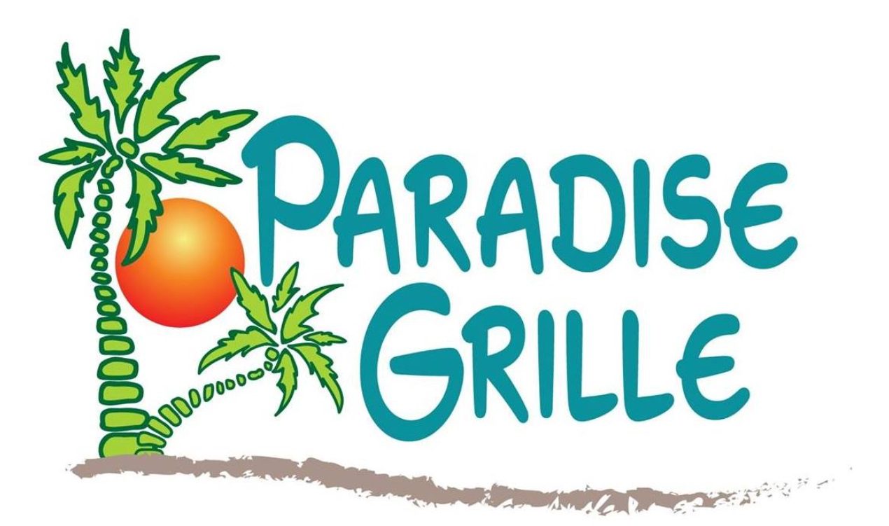 A logo for paradise grille.