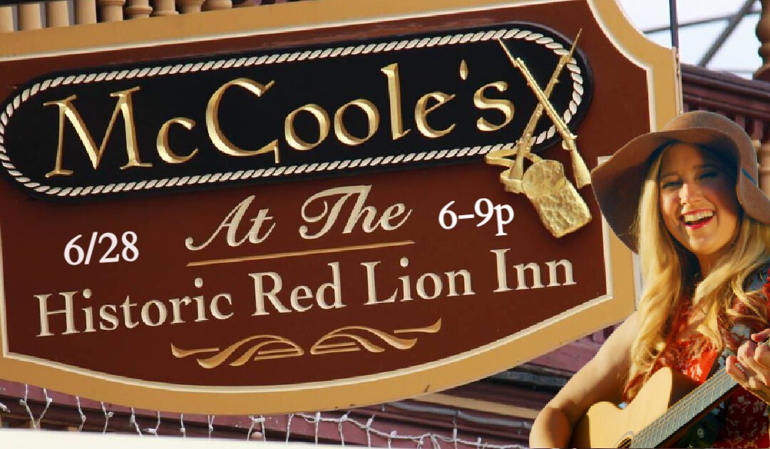 6/28 Stacy Gabel Music at McCoole’s at the Historic Red Lion Inn – Quakertown, PA