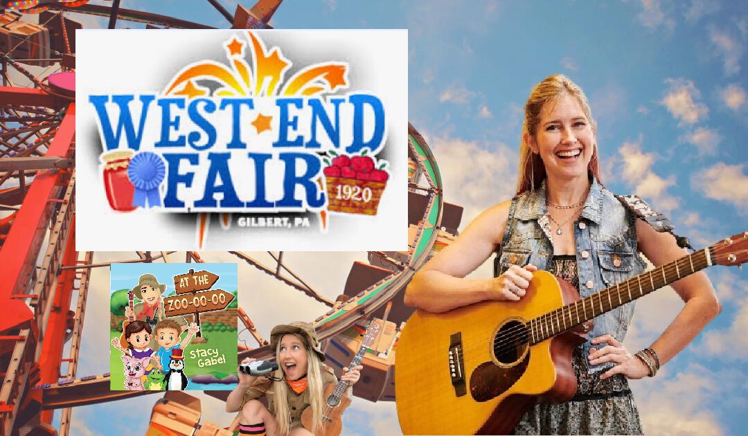 🎶 8/22 Stacy Gabel Music at the West End Fair (Miss Stacy Kids show + Solo Acoustic)