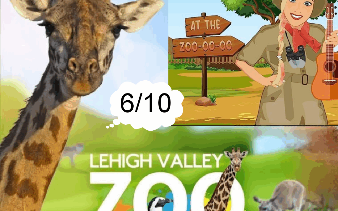 Miss Stacy is At the Zoo-oo-oo Read-a-thon Author event at Lehigh Valley Zoo -Schnecksville, PA